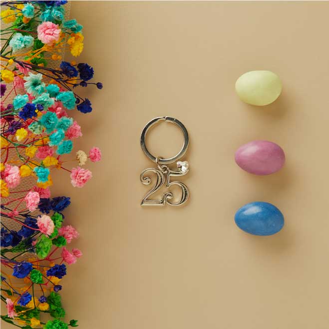 26717 - portachiavi piccolo silver 25