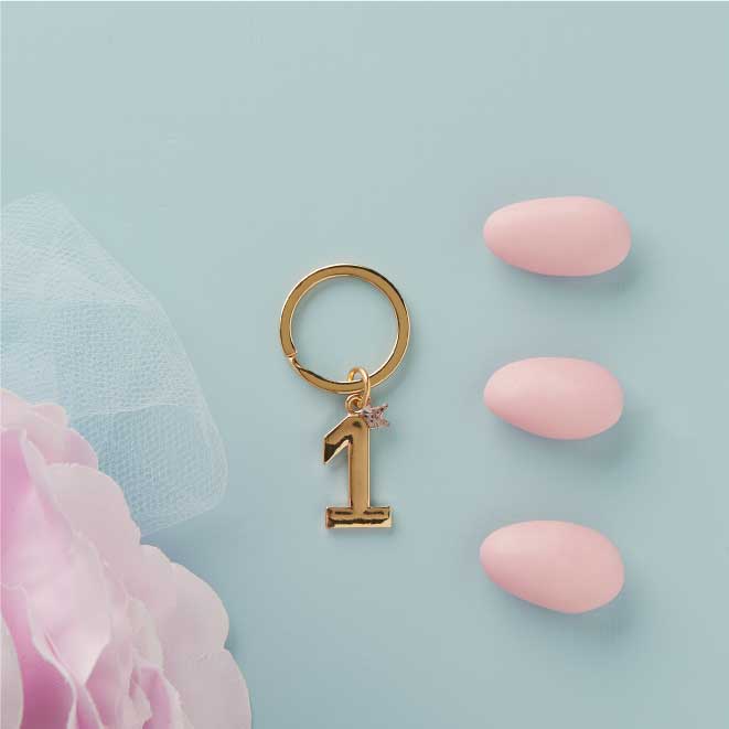 26711 - portachiavi piccolo 1 femmina oro