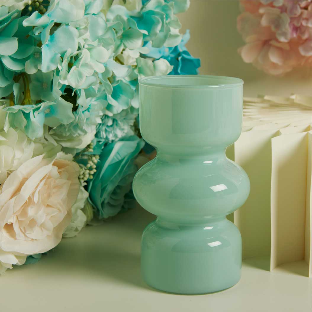 26235 - vaso tubo azzurro9x18