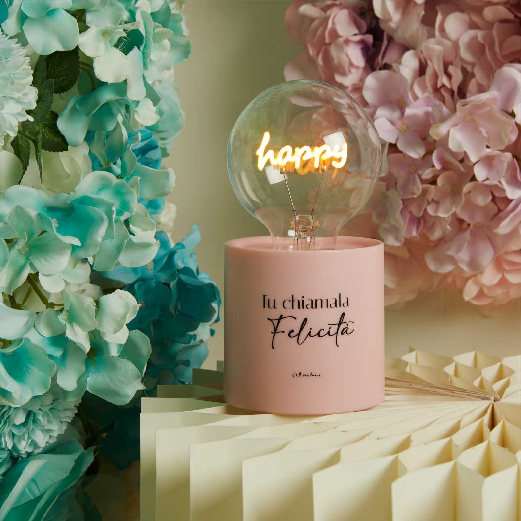 26144 - LAMPADA LED ROSA 8,5X17